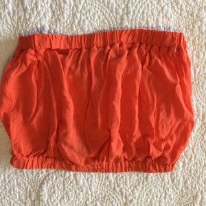 Fun Topshop Orange Tube top